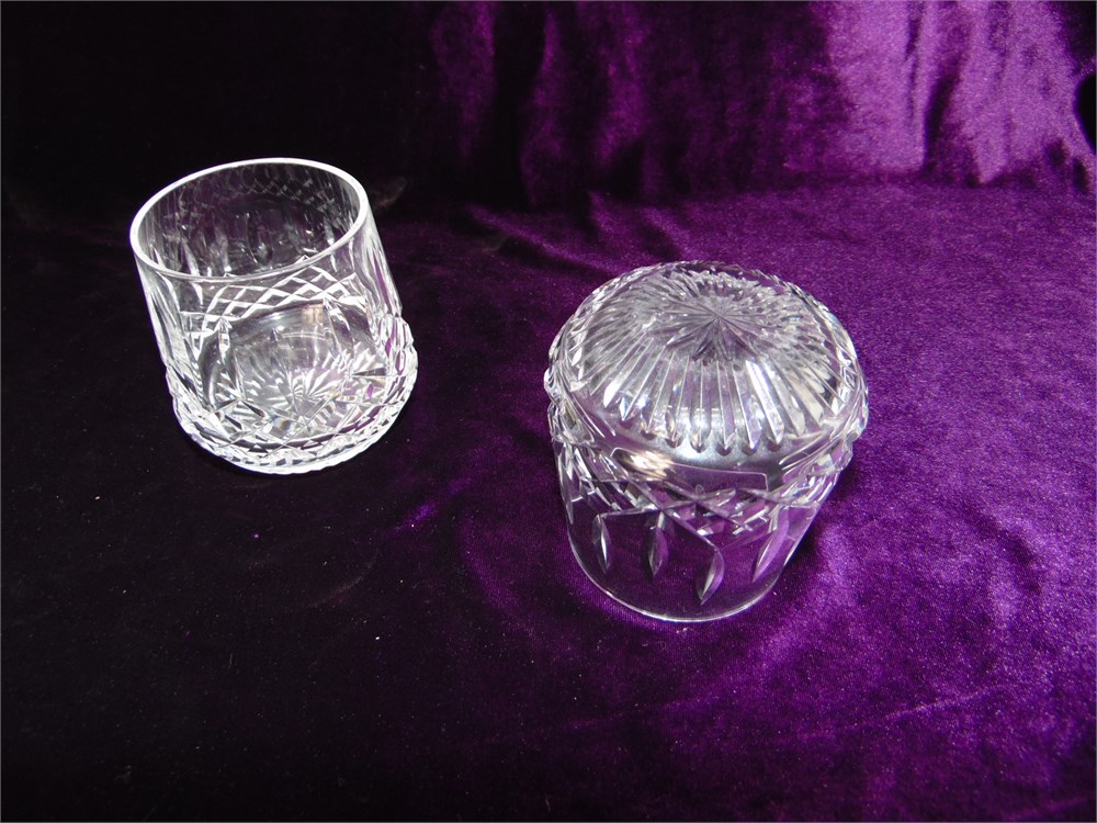 cut crystal whiskey glasses