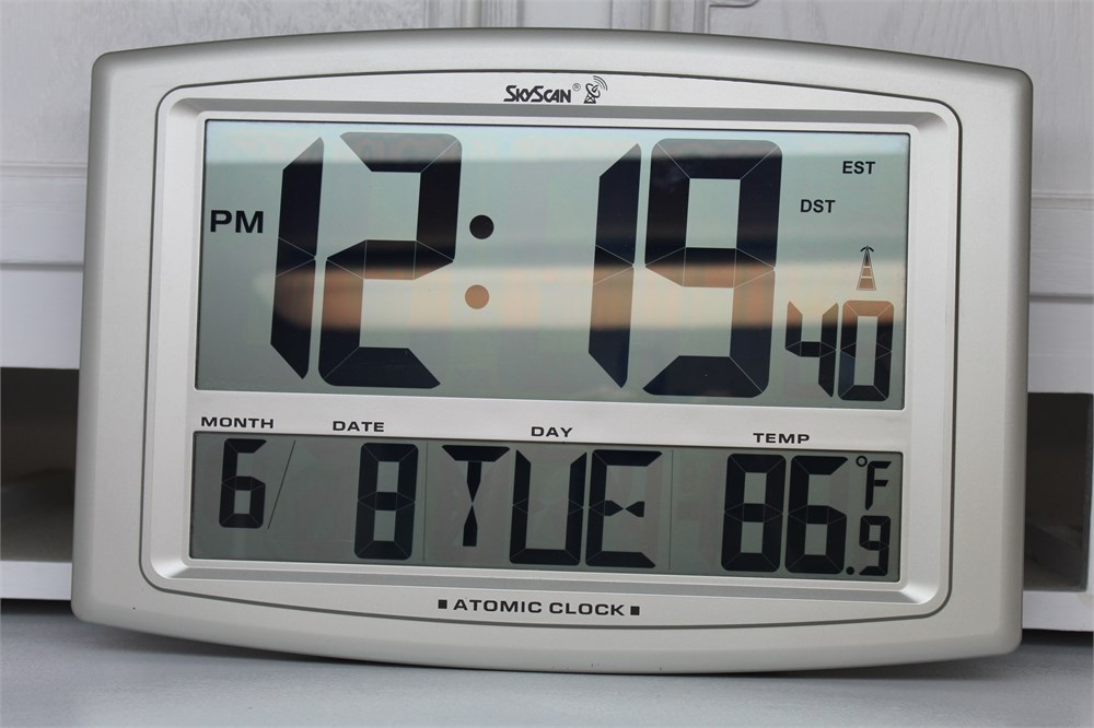 skyscan atomic clock 86742 alarm