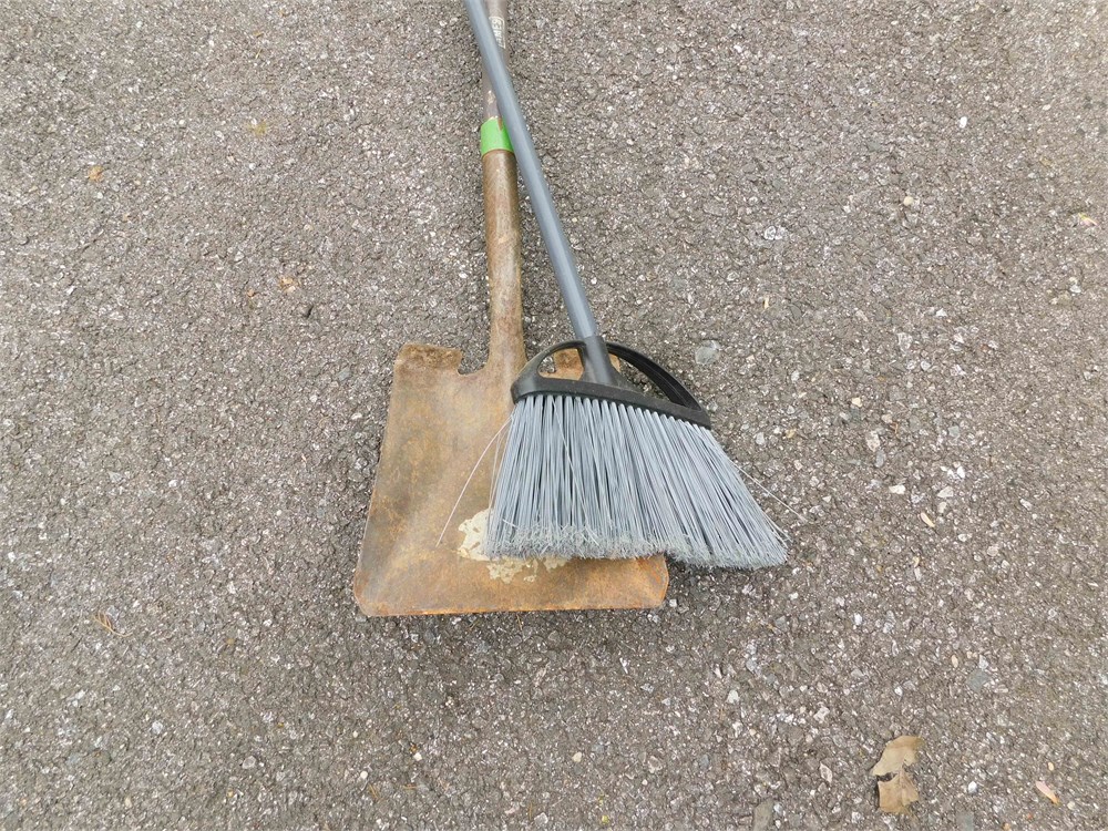 shovel broom storage