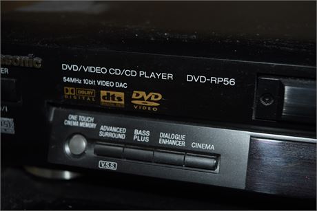 bid.ezdownsizing.com - Panasonic DVD/CD Player with Remote, Model DVD-RP56